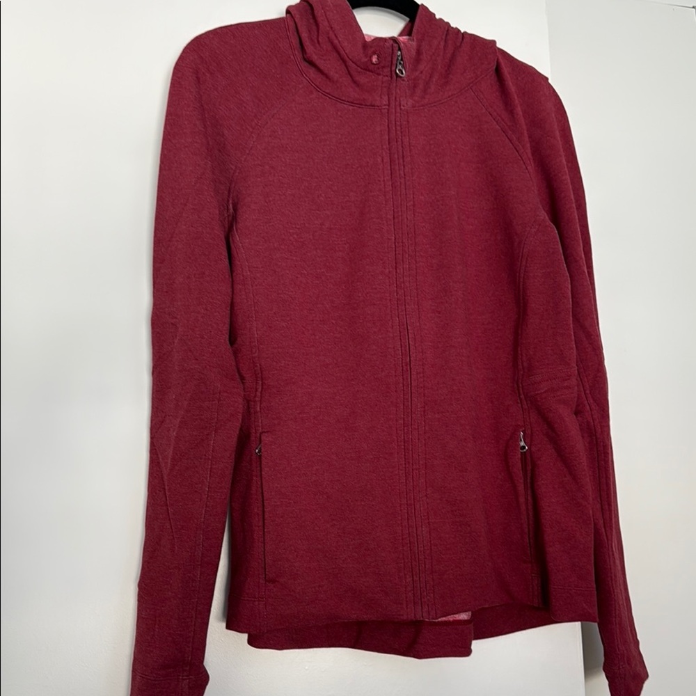 Lululemon Red Zip-Up Hoodie
